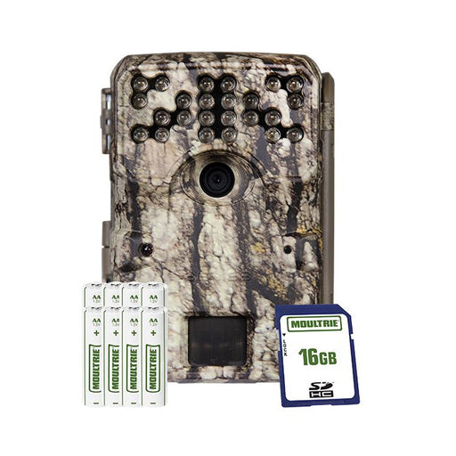  Trail Camera Bundle  eight AA batterirs and 16GB SD card