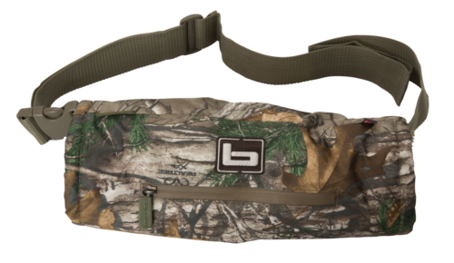 Banded Fleece belted camo Insulated Handwarmer with zip pocket