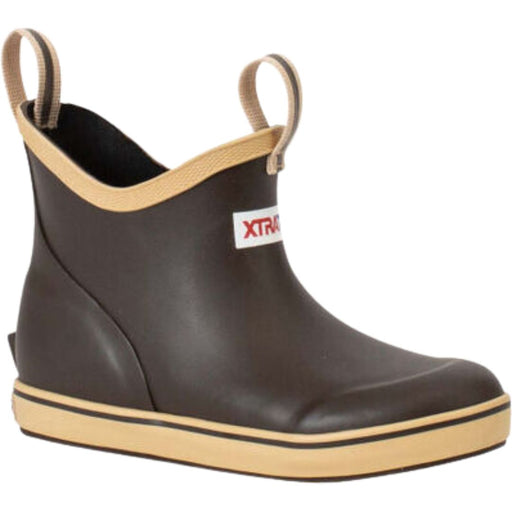 Xtratuff youth brown ankle boots with tan trim 