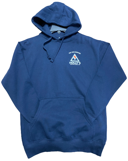 Blue Molly's Place Fuel Your Adventure draw string hoodie