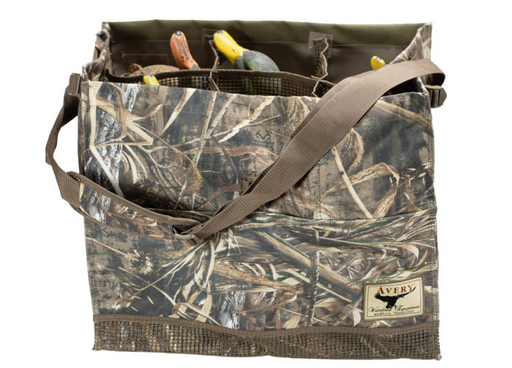 Banded, 6-Slot Duck Bag open top with shoulder strap