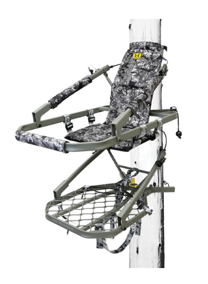 treestand with detachable seating