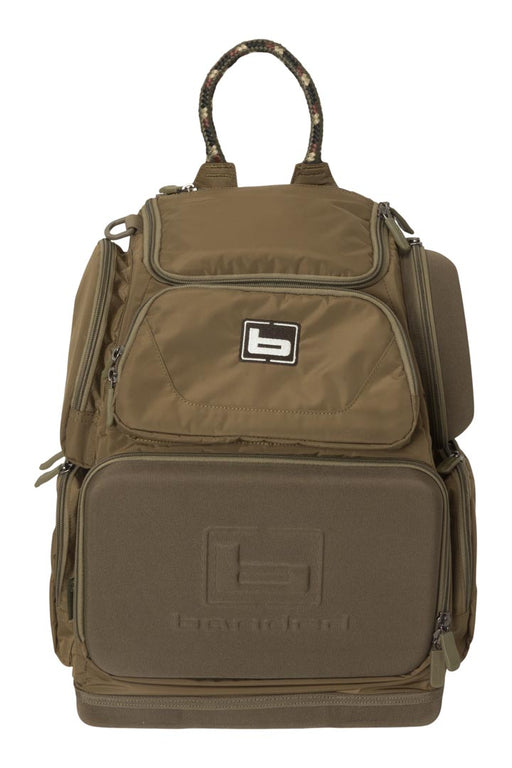Banded Air HardShell Backpack tan with multiple pockets