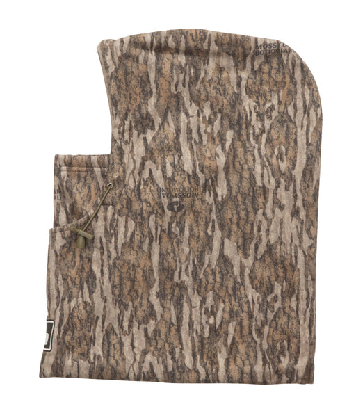 Banded Extreme Weather Fleece camo Hood  with draw cords