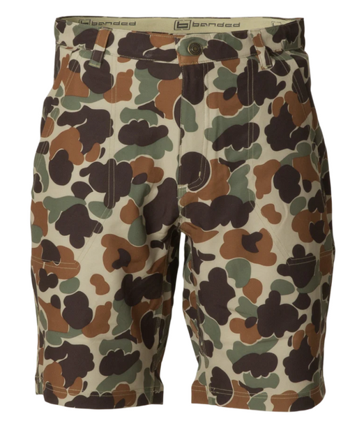 Banded, Stretch Swag Short old school camo