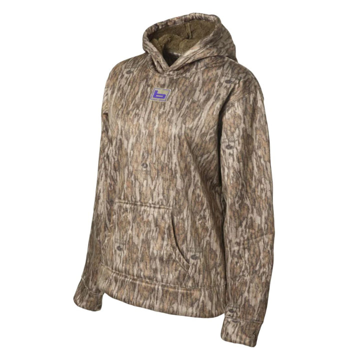 Banded Womens Atchafalaya camo Hoodie with hand warmer front pocket