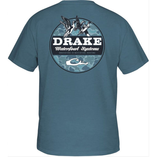 Drake Waterfowl Systems Old School Circle logo T-Shirt
