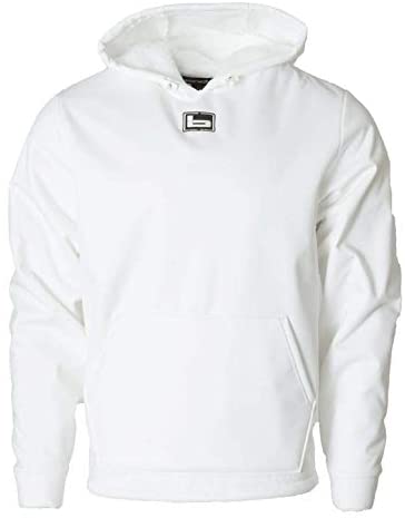 Banded Atchafalaya Pullover hoodie white