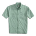 light green Heybo Canyon Chambray Shirt short sleeve full button front and dual chest pockets