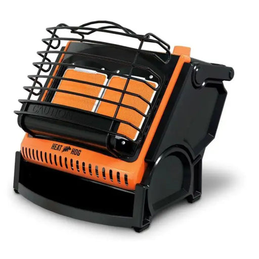 black and orange Heat Hog portable heater