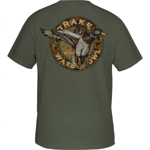 Drake Waterfowl camo Circle Mallard T-Shirt green