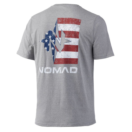 Nomad gray Short Sleeve Shirt-NStar American Flag Tee