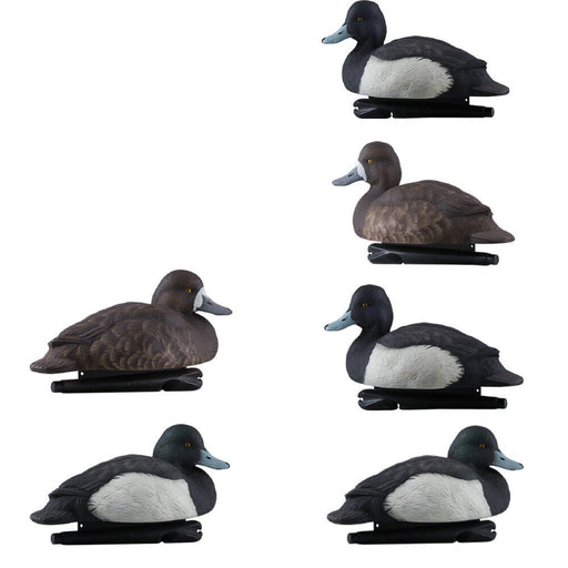 set of six duck hunting decoys multiple color ducks