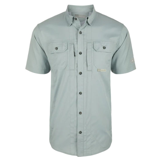 Drake Wingshooter Trey Solid Dobby full button front with four chest pockets Shirt