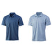 2 polos one light blue one navy