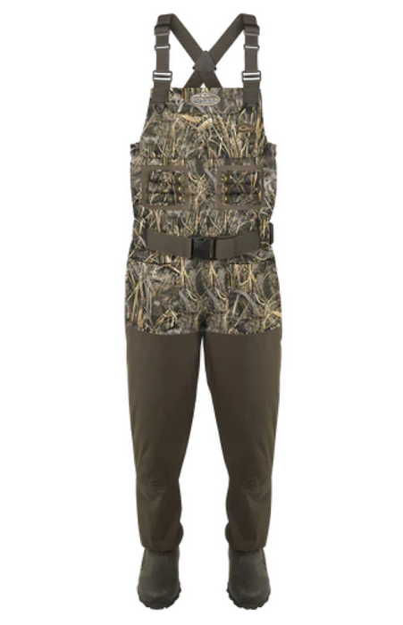Drake belted bib Eqwader 1600 Breathable Wader with rubber boots 