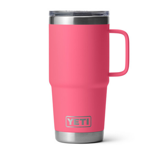 Yeti Rambler 20 oz Travel Mug  with handle in Tropical Pink