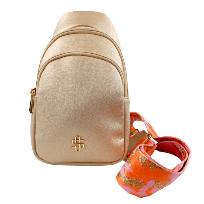 Simply Southern 0124 Leather Sling Peach