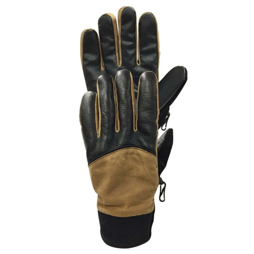 black and tan Manzella Messenger Rancher Touchtip gloves