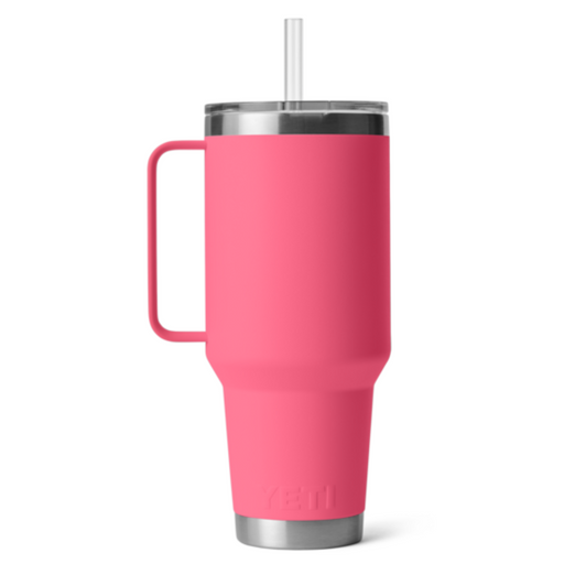 Yeti Rambler 42 oz Straw Mug with handle  in Tropical Pink