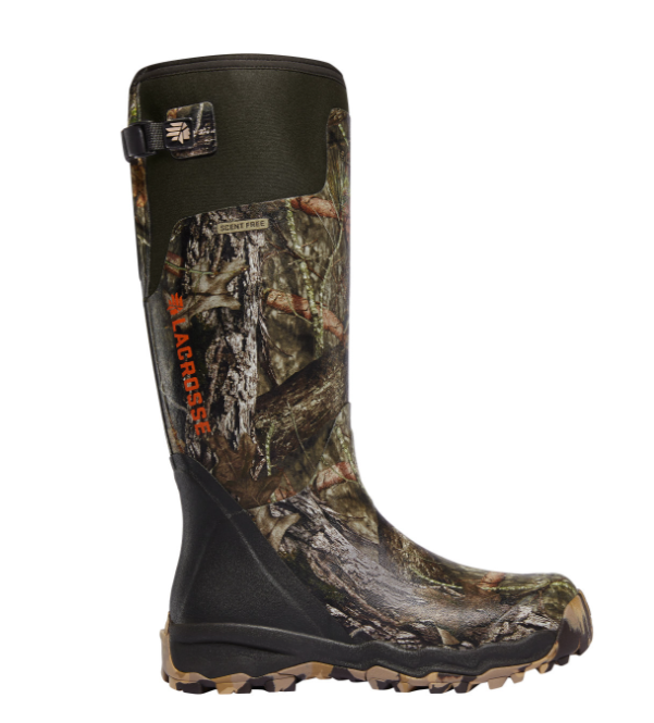 camo rubber boots with olive neoprene gusset