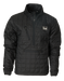 Banded Men's Northwind Nano Pullover black 1/2 zip with a chest zipper pocket and midsection horizontal zipper pocket