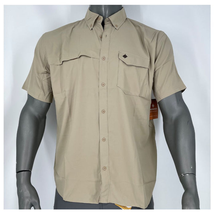 Nomad full button front two chest pocket Stretch Lite Short Sleeve 