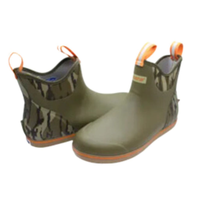 Xtratuf 6in Ankle Deck Boot - Olive/Mossy Oak Bottomland