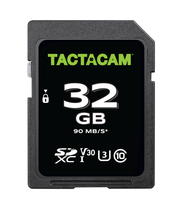 Tactacam, SD Card