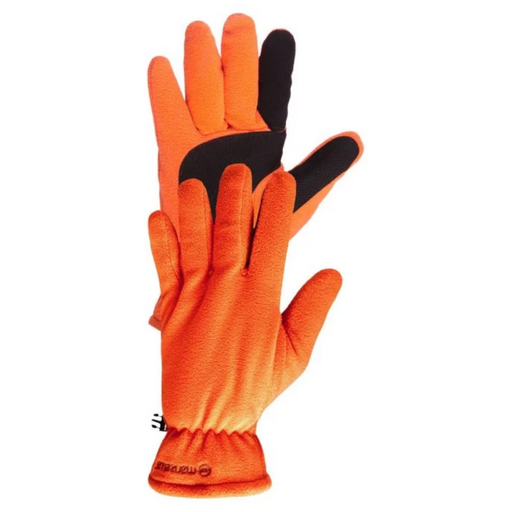 Manzella Men's Hunter gloves with black palm index finger and thumb in Blaze Orange