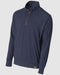 Banded Hidden Lakes 1/4 Zip Knit pull over with pockets