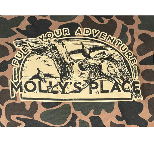 Molly's Place Fuel Your Adventure Duck Camo Hoodie