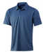 blue polo shirt