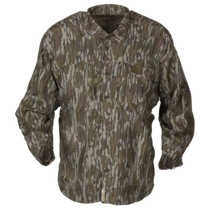 Banded Lightweight Vented Hunting Shirt camo button down front