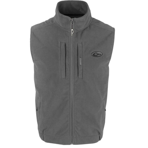 Drake Windproof Fleece Layering full zip Vest with zippered chest and hand pockets