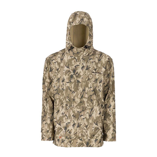 tan camo hoodie with drawcord