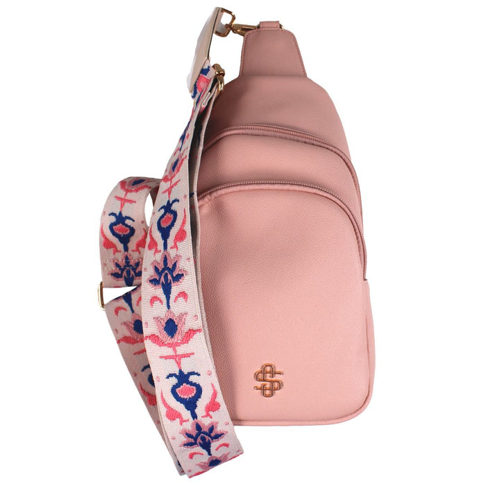 Simply Southern 0124 Leather Sling Peach