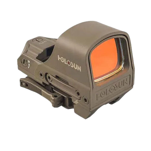  HS510C Open Reflex Sight with Circle/Dot Red Reticle in brown