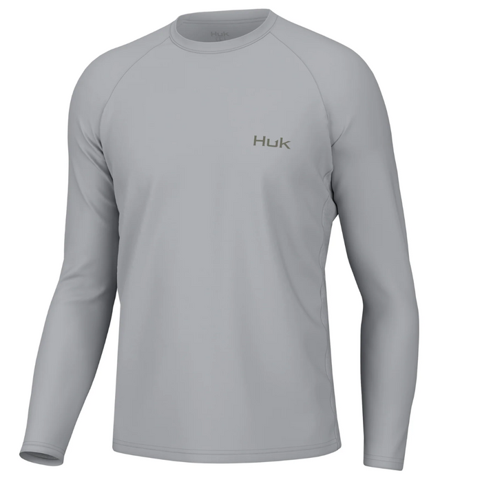 gray Huk Kc Ambush Pursuit Performance Shirt