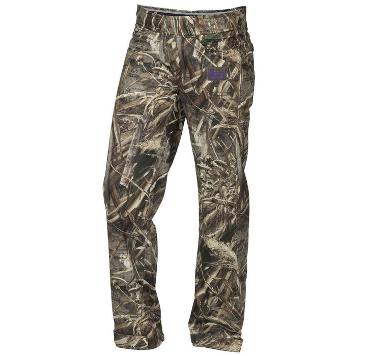 Banded Womens Tec Fleece cuffed Wader Pant with purple logo