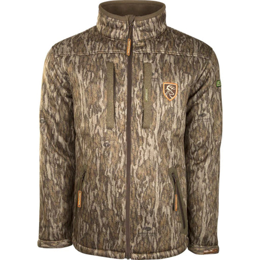 Drake Heavyweight Silencer Full Zip jacket with hand and chest pockets
