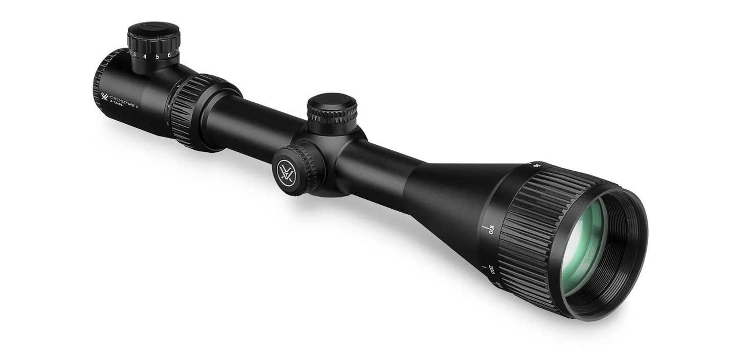 Vortex Crossfire II 3-12x56mm AO Hog Hunter Riflescope w/ V-Brite Reticle, Black