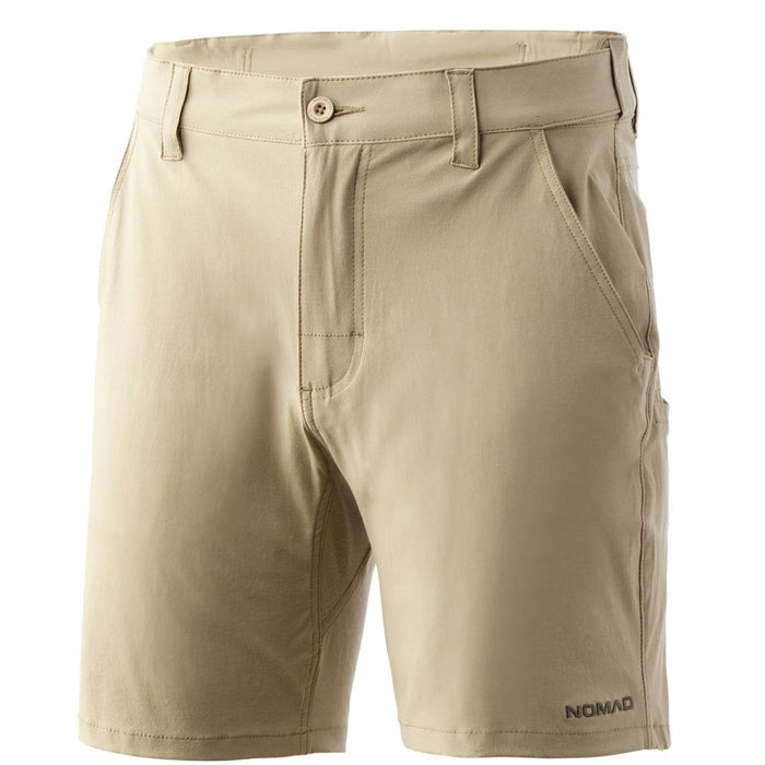 Nomad Shorts Zippered back pocket Cargo pockets cream