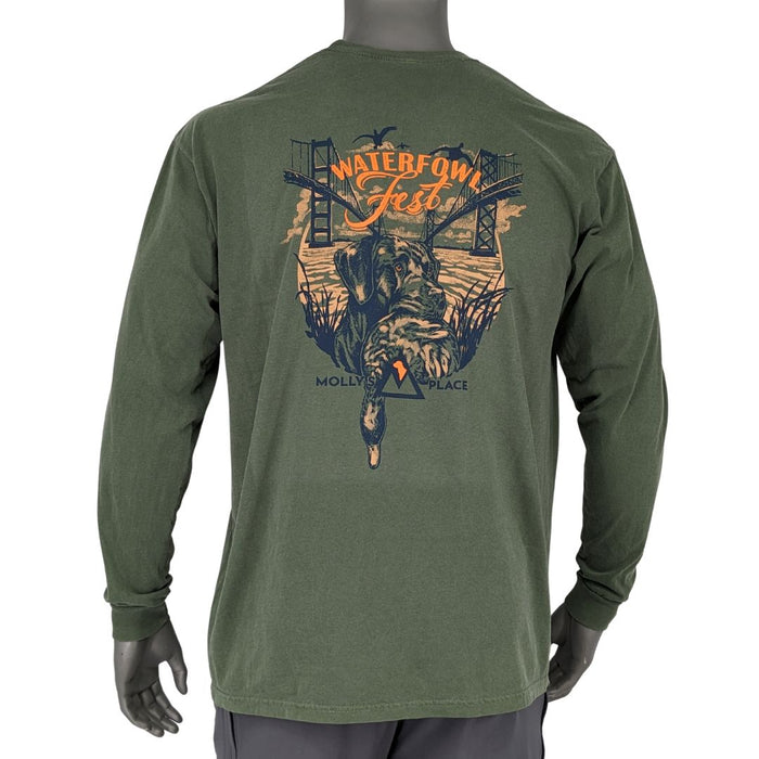 Molly's Place Heavyweight LS T-Shirt-Waterfowl Fest