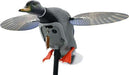 king mallard spinning wing decoy on pole with attached remote