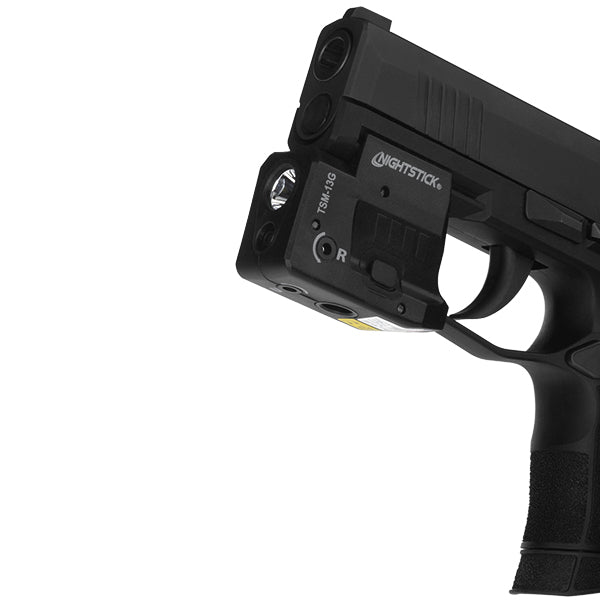 NightStick TSM-13G, Rechargeable Sub-Compact Weapon-Mounted Light w/ Green Laser - Fits Sig Sauer P365