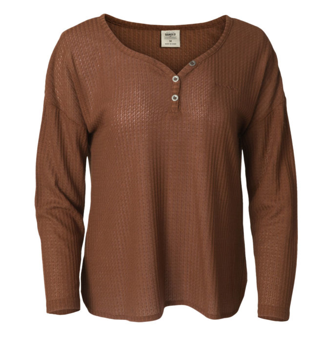 Banded, Women's Leisure Waffle L/S Shirt
