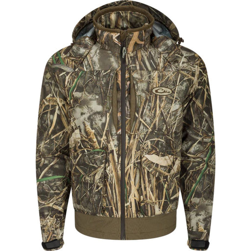 Drake G3 Flex 3-in-1 Waterfowler's full zip corded hood Jacket with adjustable cuffs