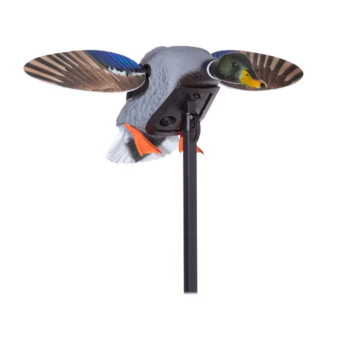  Mini Mallard Motorized Duck Decoy mounted on pole