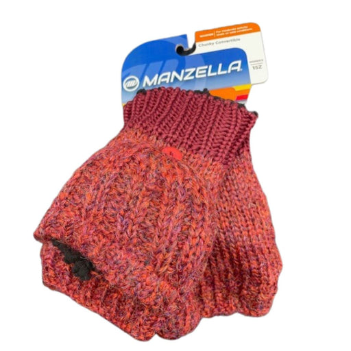 Manzella Chunky Convertible Gloves red